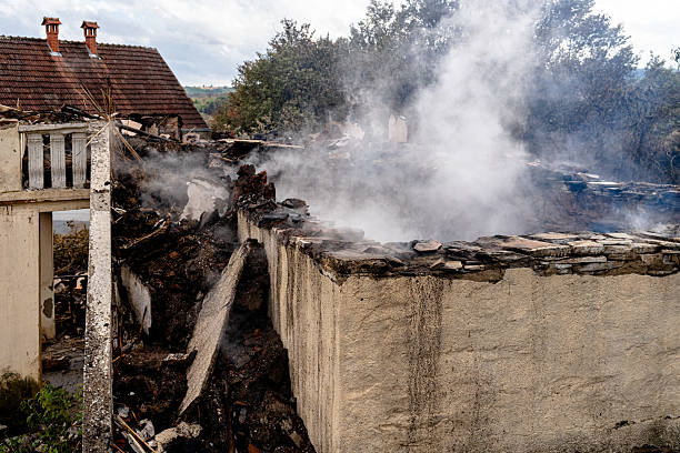 Professional Fire Damage Removal technician working in Barnesville, MN
